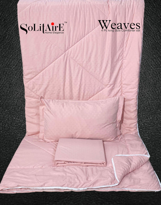 Weaves Jointless King Sized Complete Comforter Set