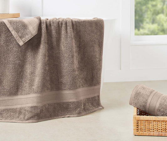 PURE-LUXE PREMIUM COTTON 600-GSM TOWELS (Acron Brown)