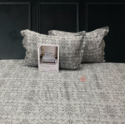 White Musk 300-Thread Count Cotton Bedsheet