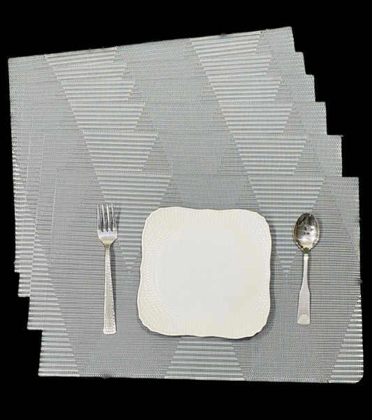 Dining Table Mat (Wire Rectangle)(Reversible) (Set of 6)