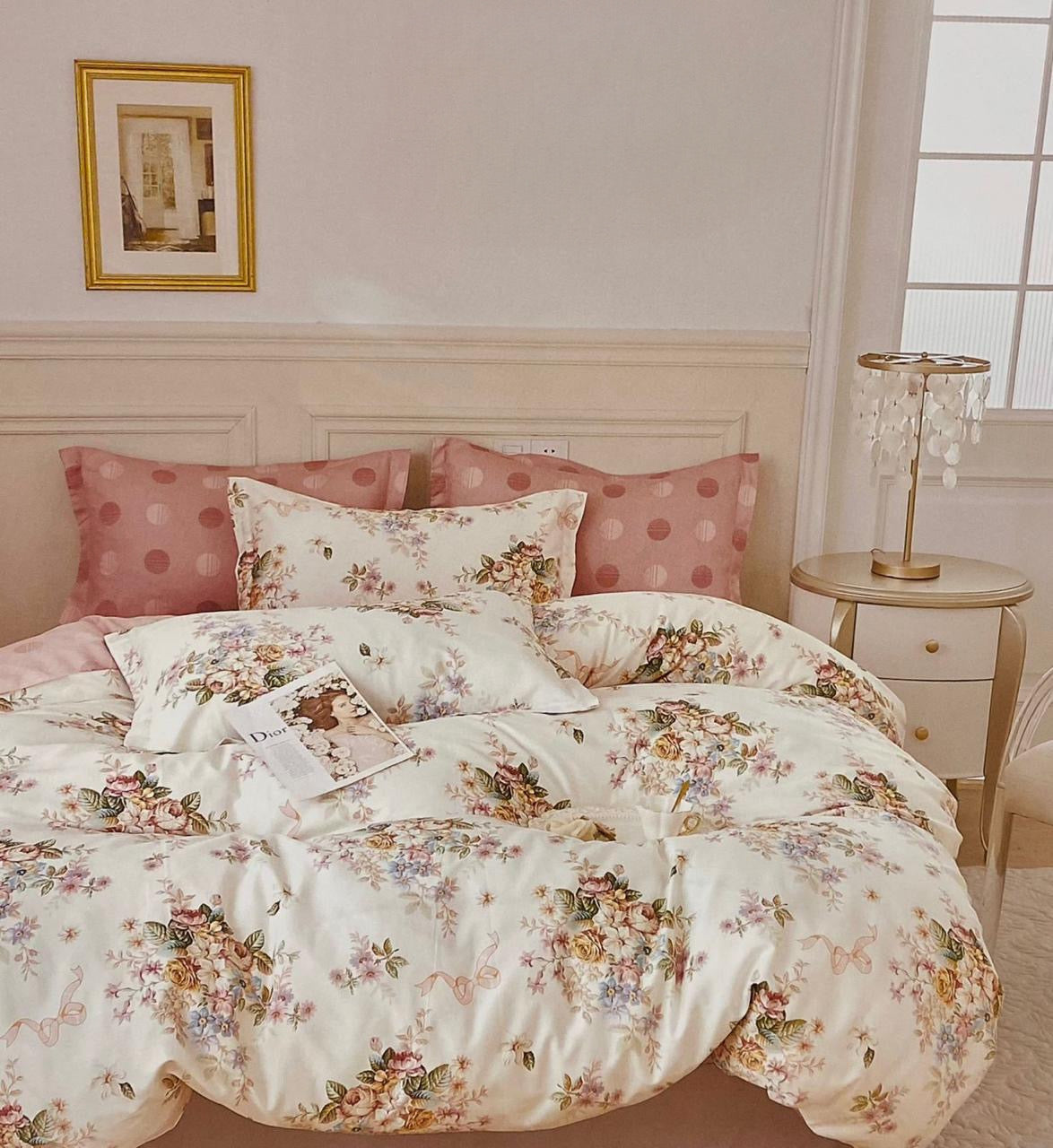 FREESIA XXL Cotton Bedsheet (Extra-Large Bedsheet)