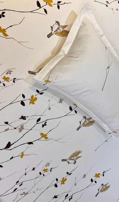 WHITE RIVER KING-SIZE COTTON BEDSHEET