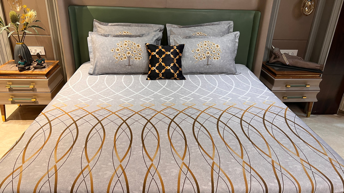 MYSTIQUE 300-THREAD COUNT COTTON BEDSHEET
