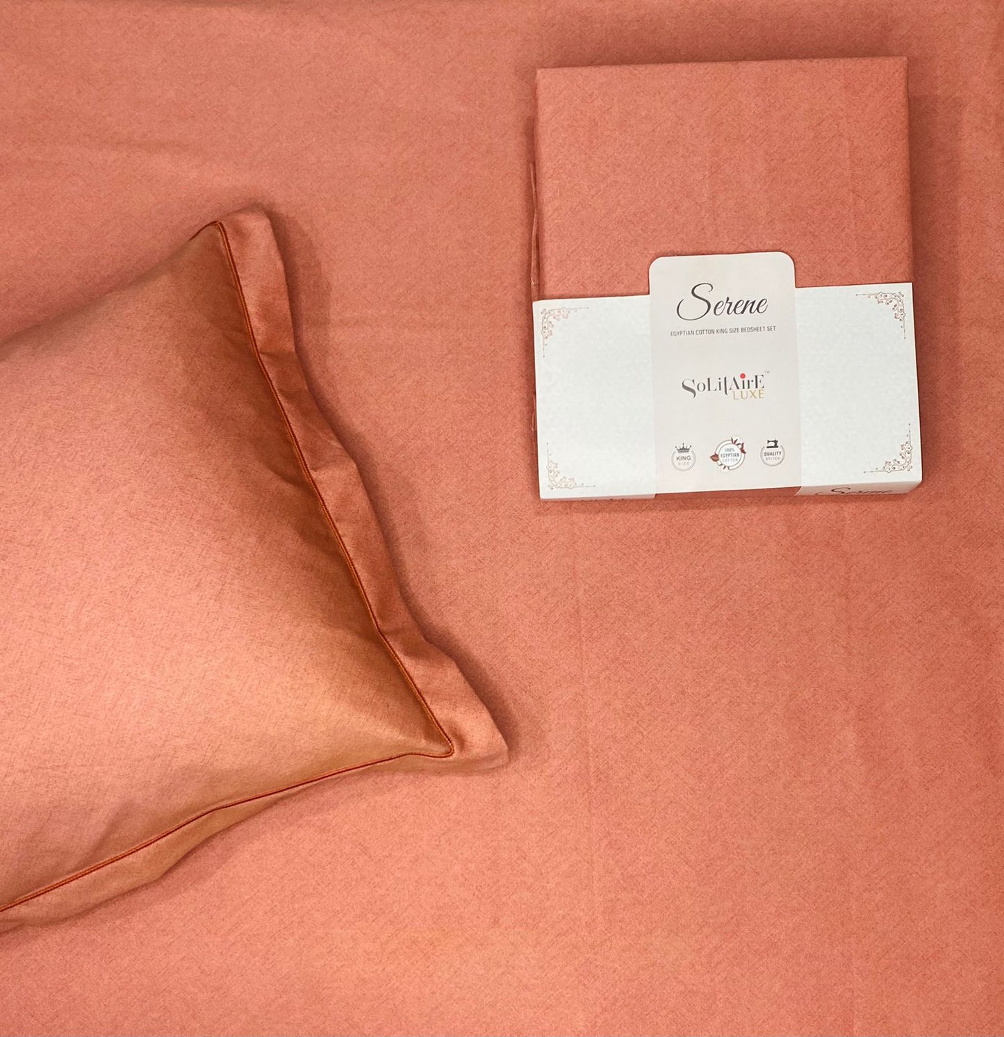 SERENE Egyptian Cotton King-Size Bedsheet