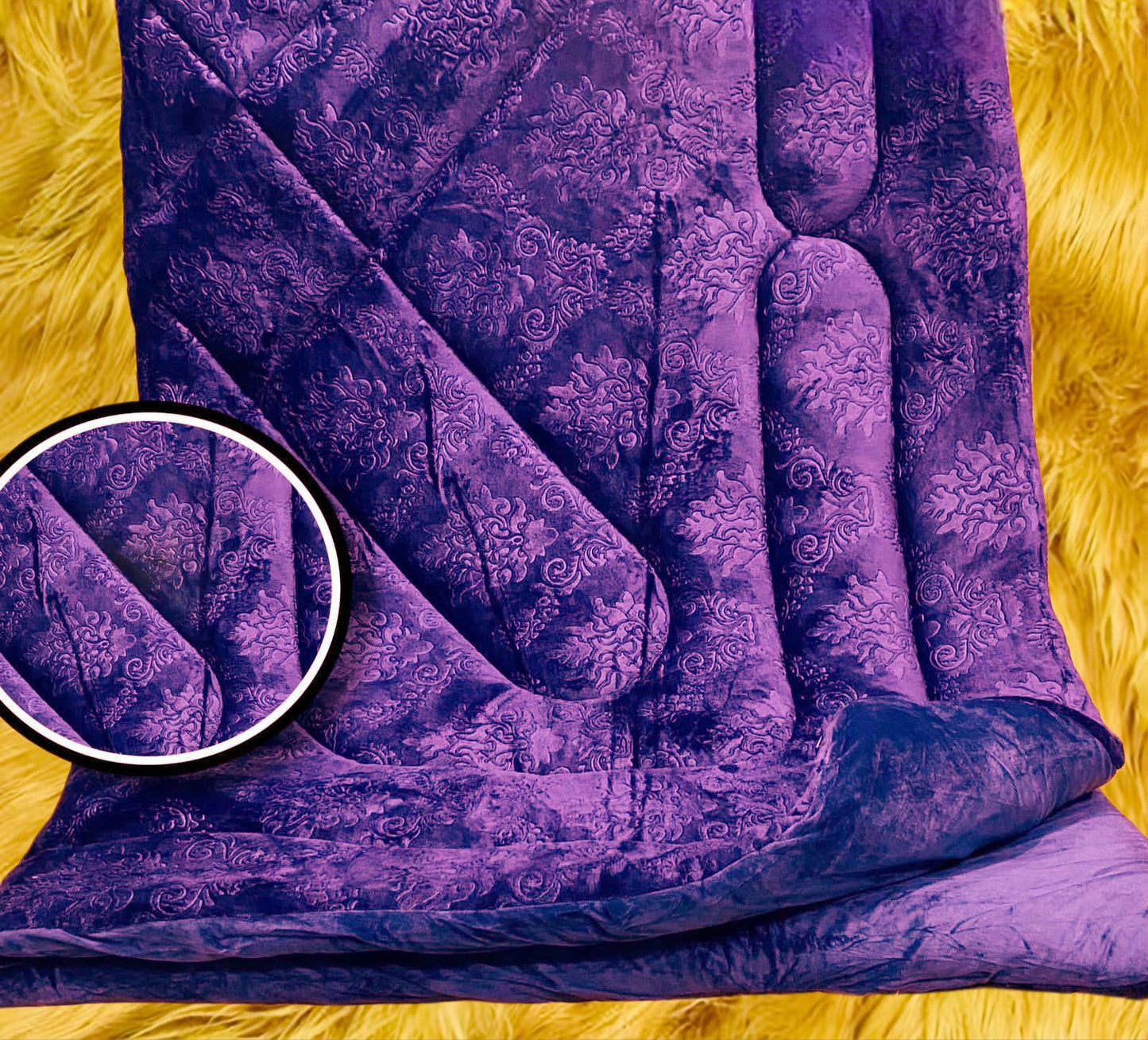 Paradise Winter Quilt 350-GSM (Purple)
