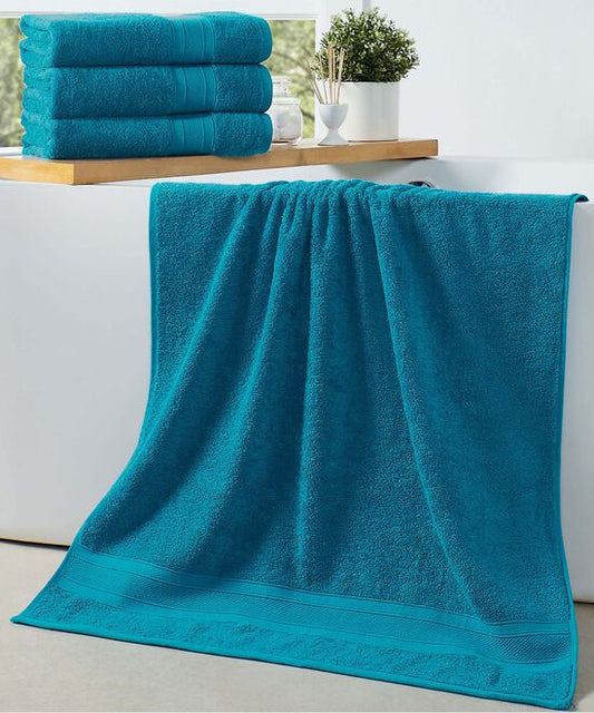 PURE-LUXE PREMIUM COTTON 600-GSM TOWELS (Teal Blue)