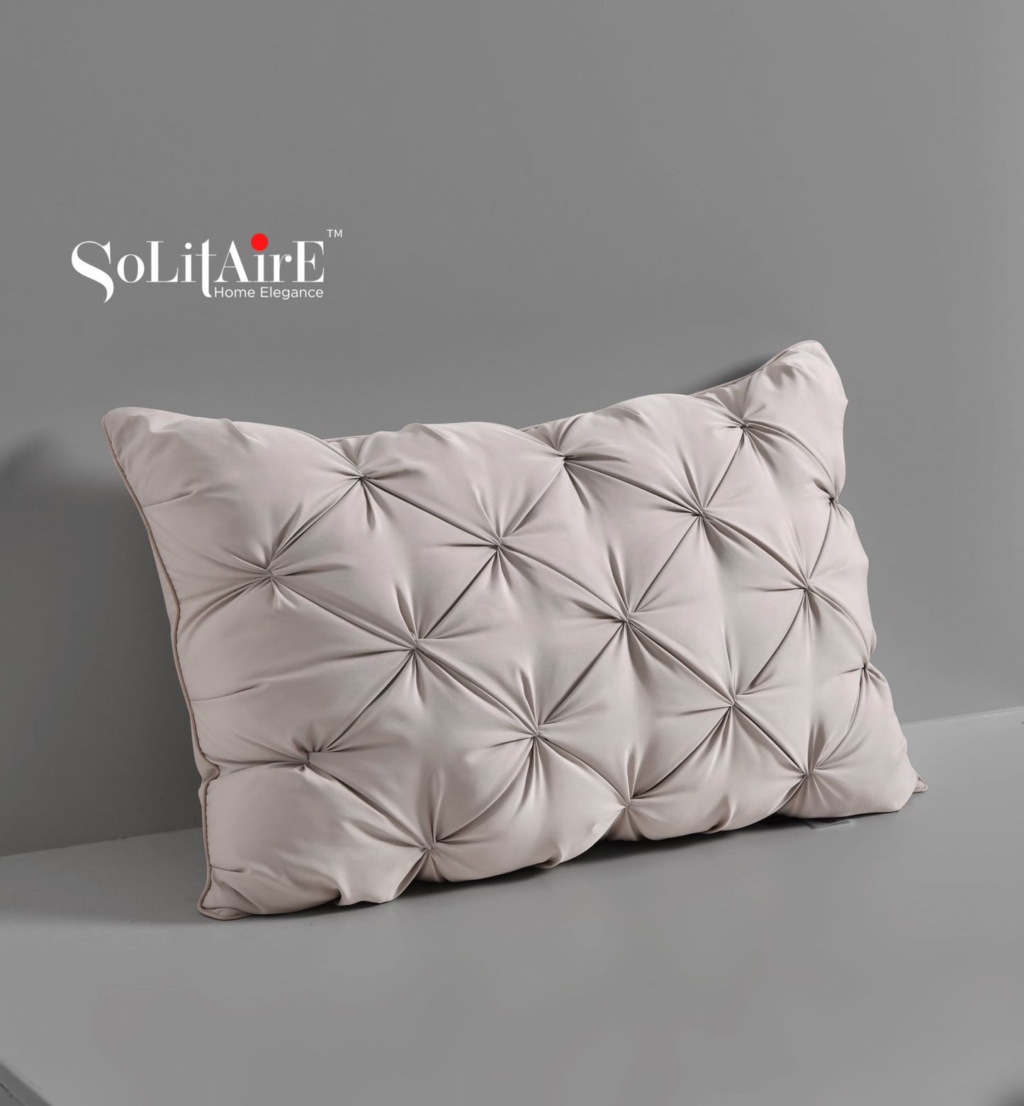 ✨ Solitaire Feathery Super Soft Pillow Pair (2 Pc) | Hypoallergenic Cervical Support | Ultra-Breathable