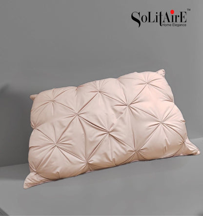 ✨ Solitaire Feathery Super Soft Pillow Pair (2 Pc) | Hypoallergenic Cervical Support | Ultra-Breathable