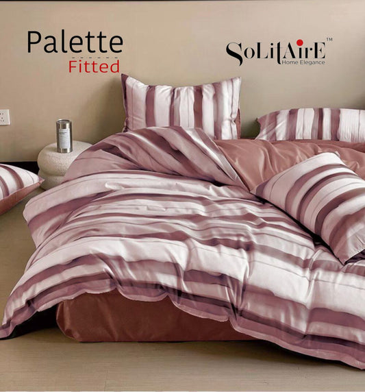 Palette Fitted Reversible Comforter Set Luxury Bedding