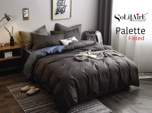 Palette Fitted Reversible Comforter Set Luxury Bedding