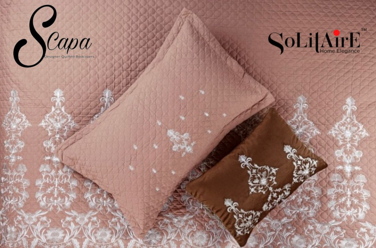 SCAPA – Designer Quilted Bedcover Set Of 5 Pc