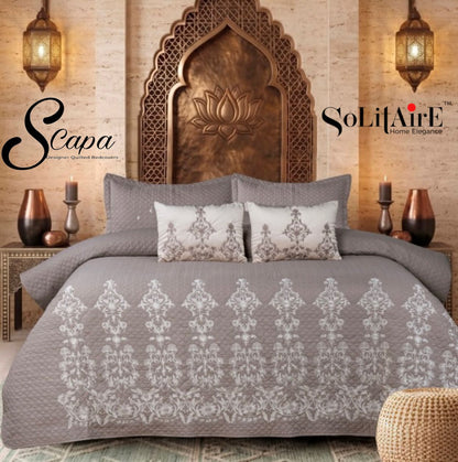 SCAPA – Designer Quilted Bedcover Set Of 5 Pc