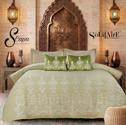 SCAPA – Designer Quilted Bedcover Set Of 5 Pc