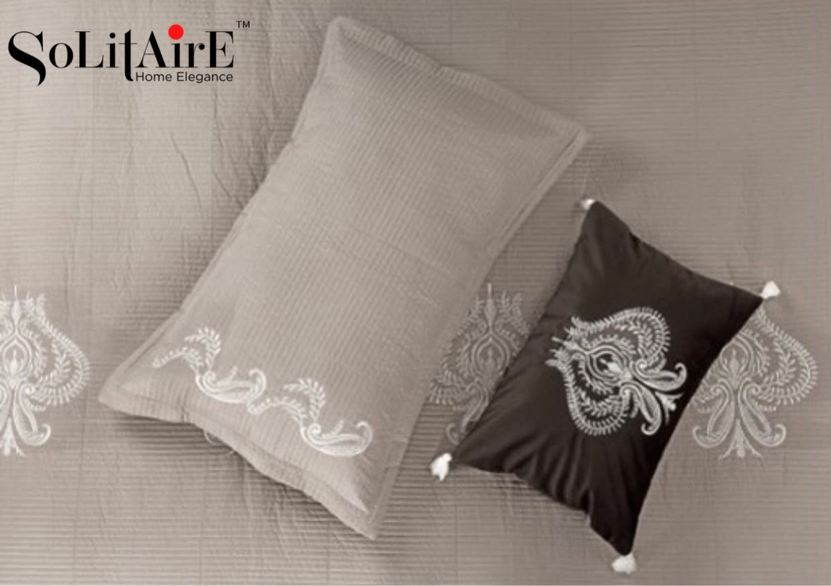 MAJESTIC – Designer Quilted Bedcover Set Of 5 Pc