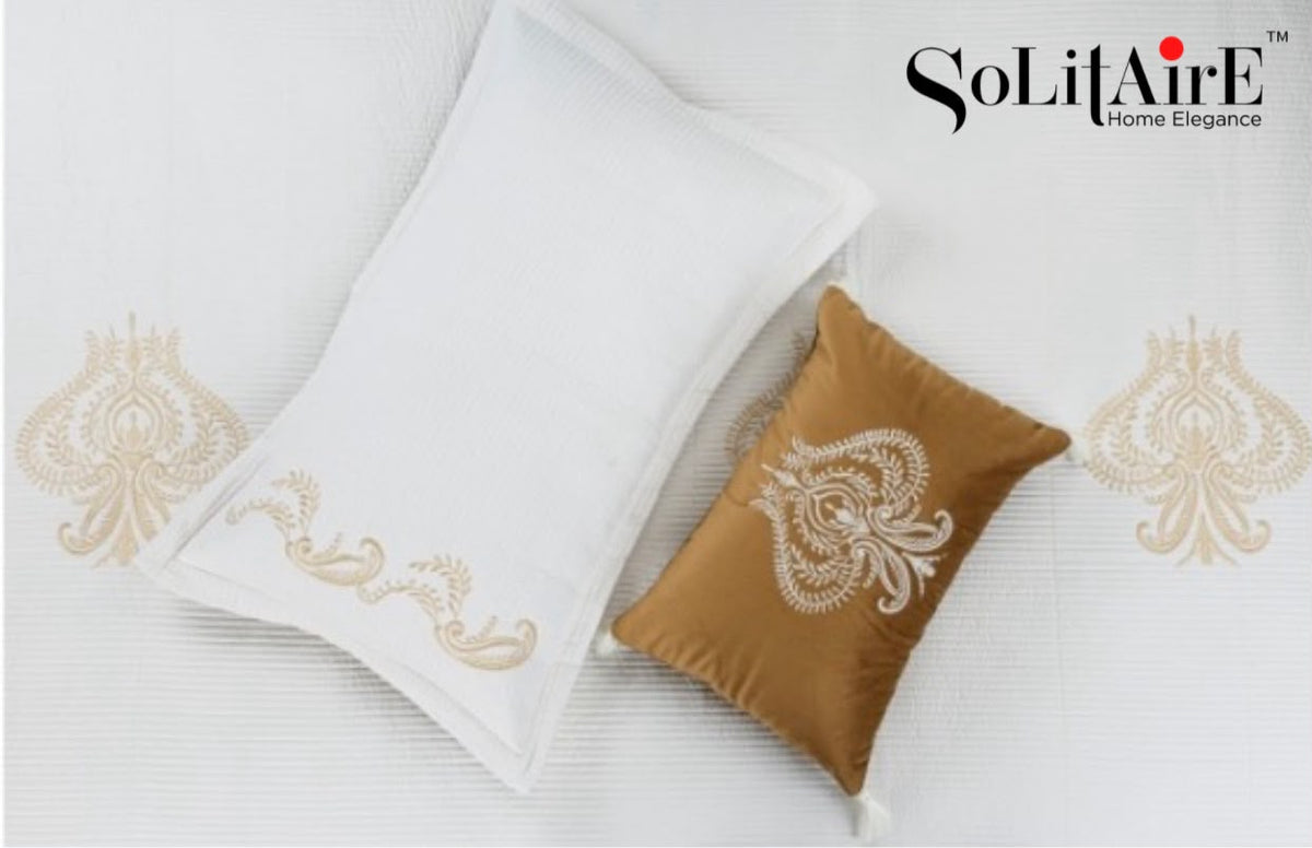MAJESTIC – Designer Quilted Bedcover Set Of 5 Pc