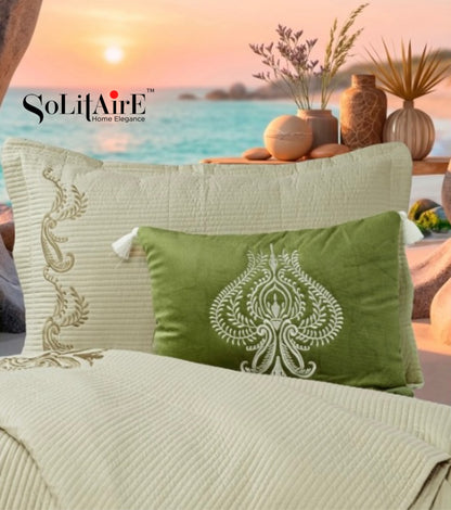 MAJESTIC – Designer Quilted Bedcover Set Of 5 Pc