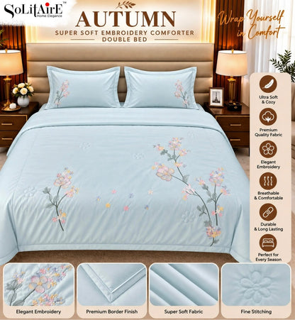 AUTUMN embroidered AC comforter