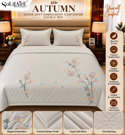AUTUMN embroidered AC comforter