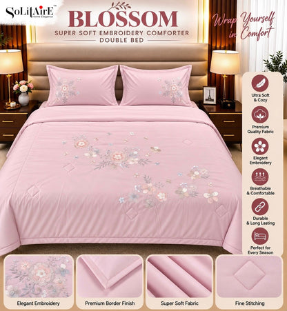 BLOSSOM EMBROIDERED AC COMFORTER
