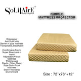 BUBBLE QUILTED MATTRESS PROTECTOR