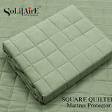 SQUARE QUILTED MATTRESS PROTECTOR
