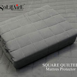 SQUARE QUILTED MATTRESS PROTECTOR