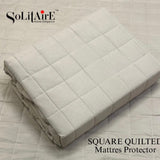 SQUARE QUILTED MATTRESS PROTECTOR
