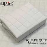 SQUARE QUILTED MATTRESS PROTECTOR