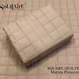 SQUARE QUILTED MATTRESS PROTECTOR