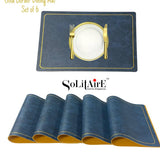 GOLD BORDER DINING TABLE MAT