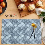 LEATHER DENIM DINING MAT
