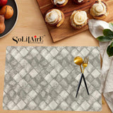 LEATHER DENIM DINING MAT