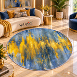 ROUND ANTI SKIT CARPETS DIGITAL PRINTED