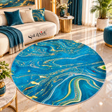 ROUND ANTI SKIT CARPETS DIGITAL PRINTED
