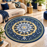 ROUND ANTI SKIT CARPETS DIGITAL PRINTED