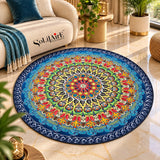 ROUND ANTI SKIT CARPETS DIGITAL PRINTED