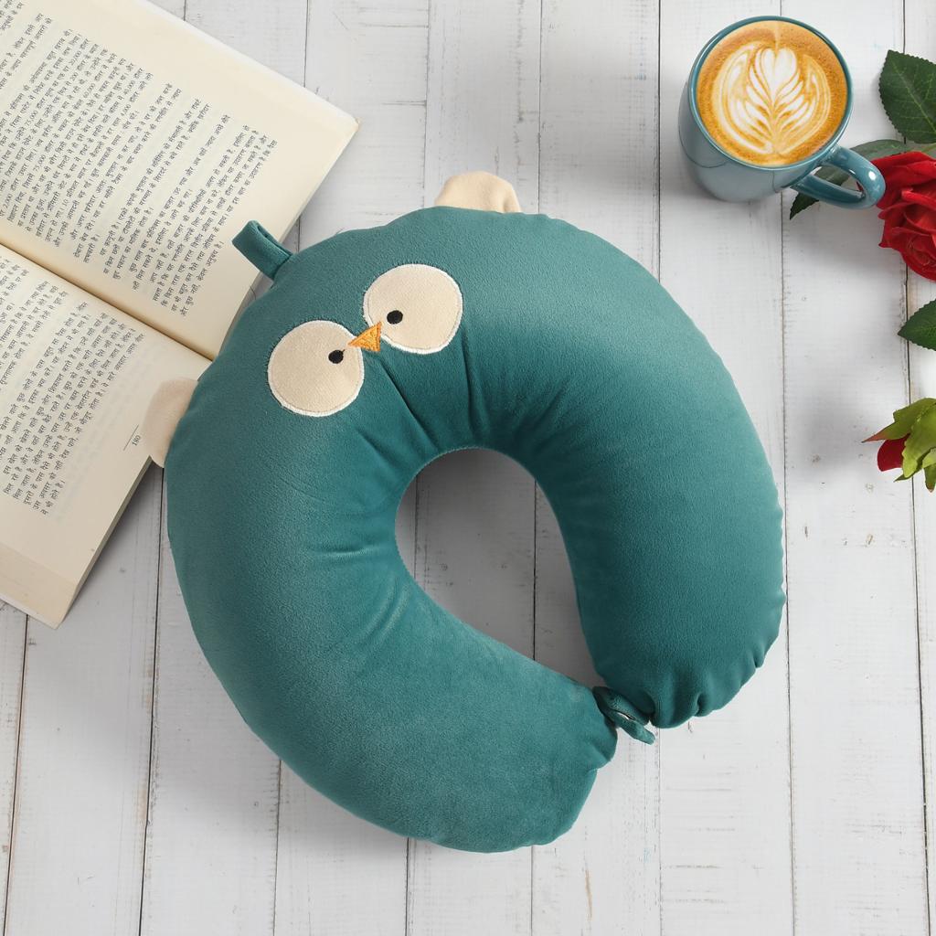 Memory Foam Travel Neck Pillow (Deep Sea)