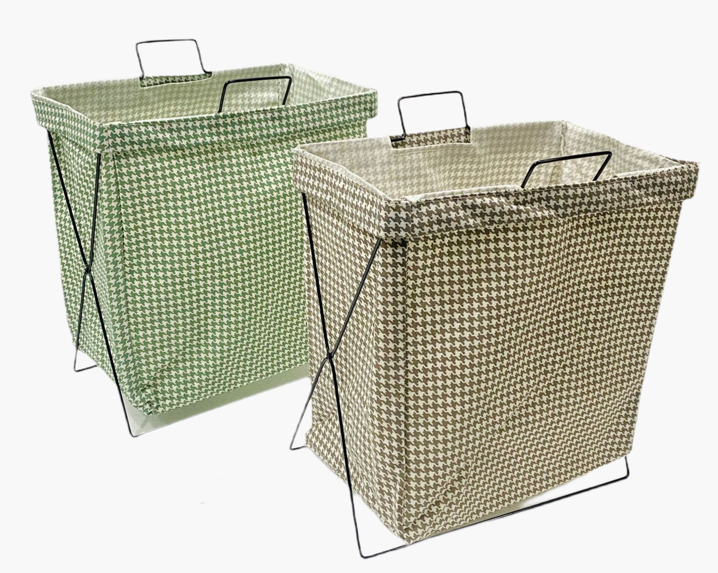 FOLDABLE LAUNDRY BASKET (Brown)