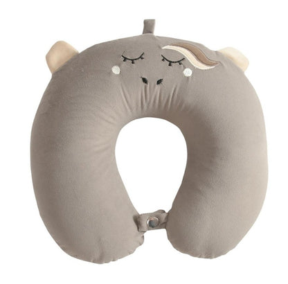 Memory Foam Travel Neck Pillow (Sand)