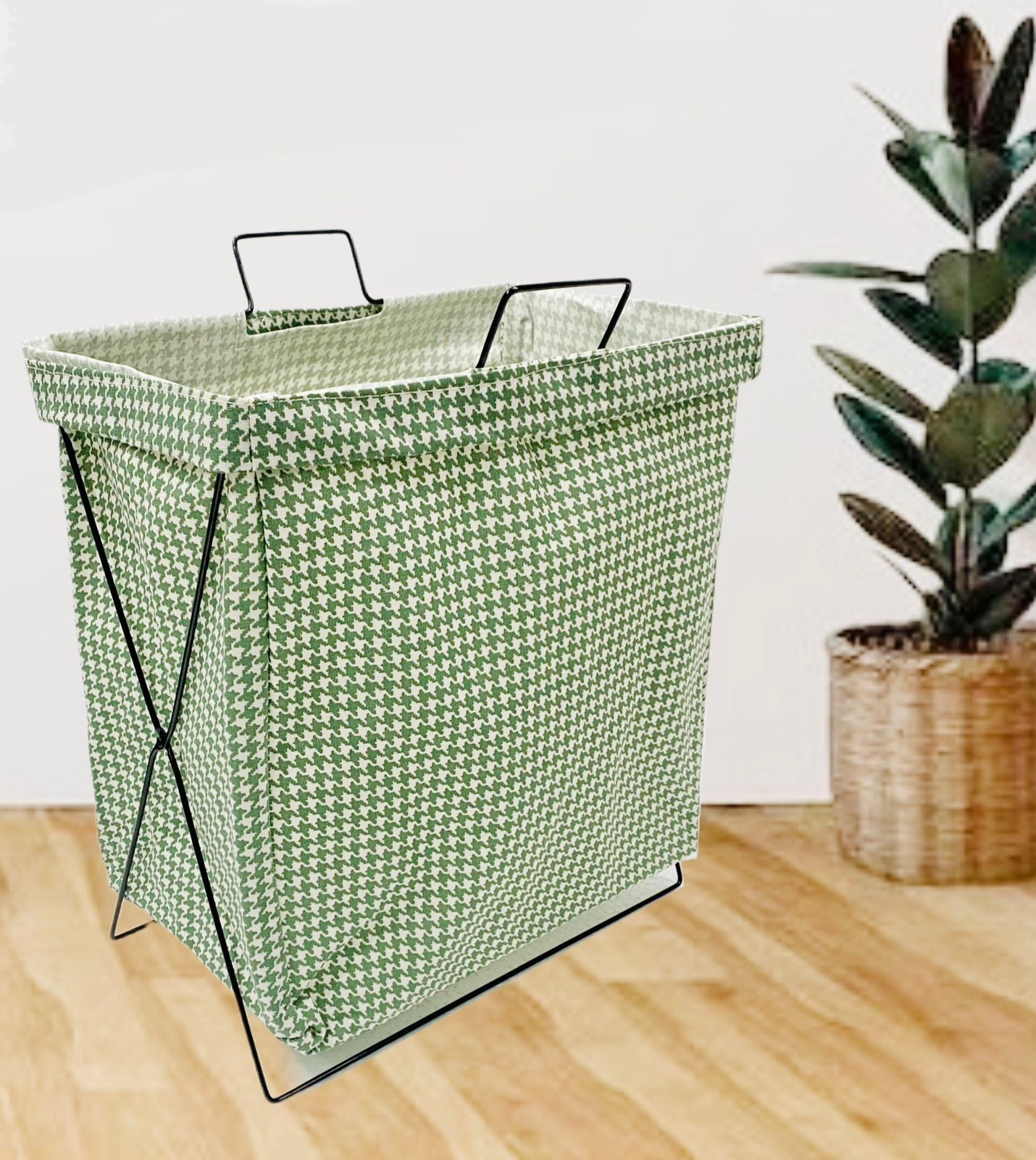 FOLDABLE LAUNDRY BASKET (Green)