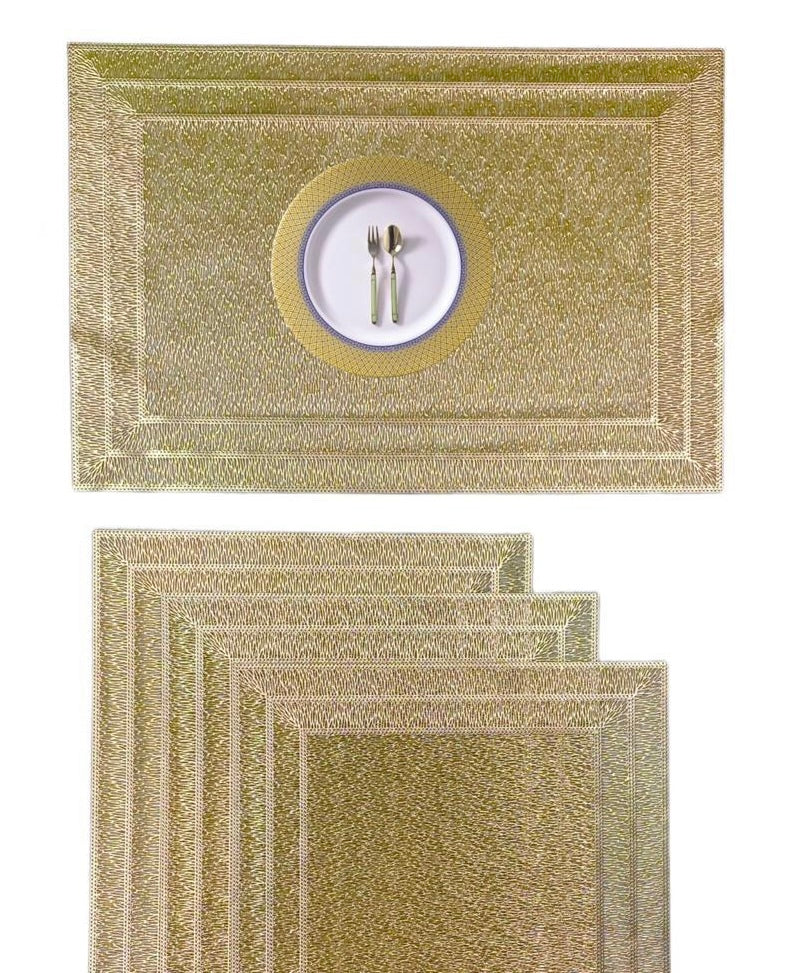 Dining Table Mat (Laser Rectangle) (Set of 6)