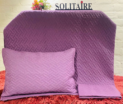 STERLING REVERSIBLE QUILTED BEDCOVER (Wine)