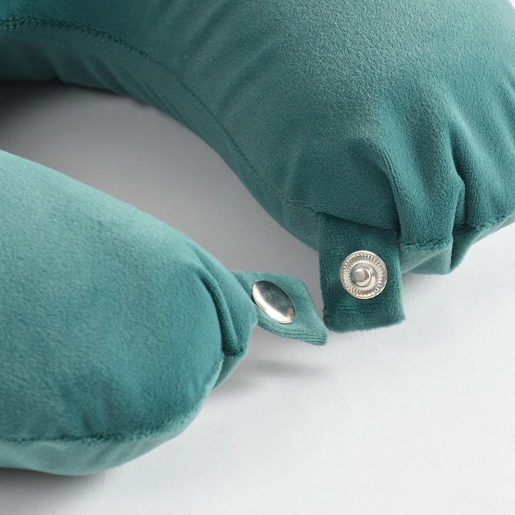 Memory Foam Travel Neck Pillow (Light Grey) - Main Image