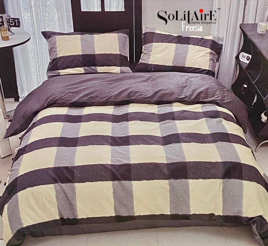 🌸 FREESIA 100% Cotton Queen Size Bedsheet Set