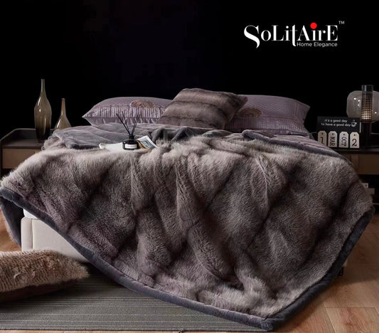 OSTRICH LUXURY KOREAN MINK DOUBLE PLY BLANKET - SUPERSOFT ULTRA WARM