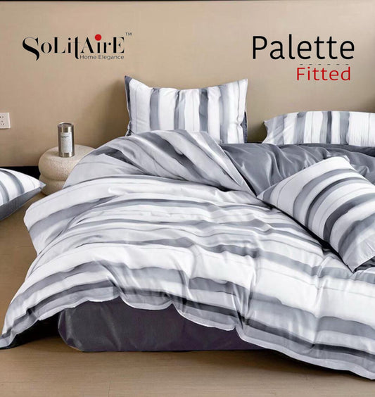 Palette Fitted Reversible Comforter Set Luxury Bedding