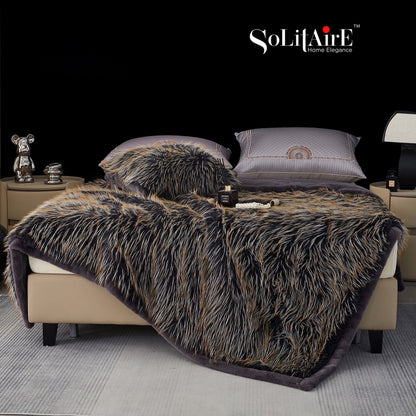 GRIZZLY LUXURY KOREAN MINK DOUBLE PLY BLANKET - SUPERSOFT ULTRA WARM