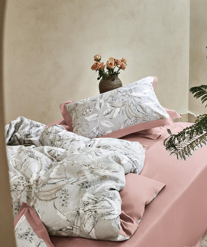 Floral Luxury King Size Bedsheet Set (1+2) – 100% Organic Cotton