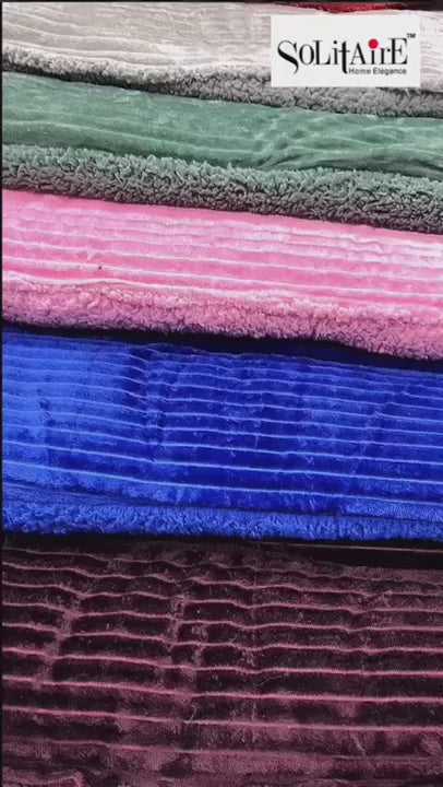 Sherpa Ultra-Warm Winter Quilt 350-GSM (Maroon)