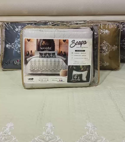 SCAPA – Designer Quilted Bedcover Set Of 5 Pc